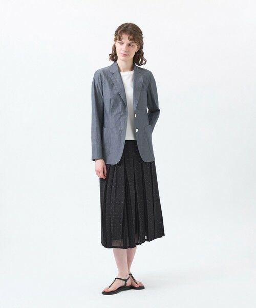 MACKINTOSH PHILOSOPHY / マッキントッシュ フィロソフィー ロング・マキシ丈スカート | 【WEB&一部店舗限定】【WILLINGHAM SKIRT】トリプルドットプリーツ | 詳細2