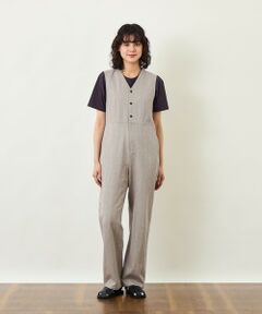 MACKINTOSH PHILOSOPHY / マッキントッシュ フィロソフィー ロング・マキシ丈ワンピース | GREY LABEL リネンコットンヘリンボン　ジャンプスーツ