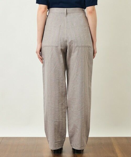 MACKINTOSH PHILOSOPHY / マッキントッシュ フィロソフィー その他パンツ | GREY LABEL リネンコットンヘリンボン　ワイドパンツ | 詳細5