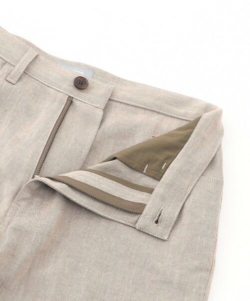 MACKINTOSH PHILOSOPHY / マッキントッシュ フィロソフィー その他パンツ | GREY LABEL リネンコットンヘリンボン　ワイドパンツ | 詳細7
