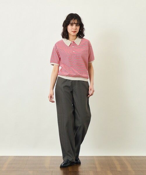 MACKINTOSH PHILOSOPHY / マッキントッシュ フィロソフィー その他パンツ | GREY LABEL リネンコットンヘリンボン　ワイドパンツ | 詳細2