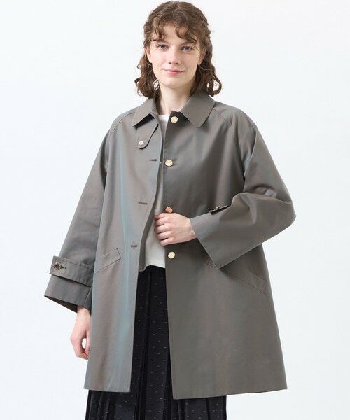 MACKINTOSH PHILOSOPHY / マッキントッシュ フィロソフィー その他アウター | 【WEB&一部店舗限定】【WELBURY(ウェルベリー)】シャンブレーギャバジン製（カーキ4）