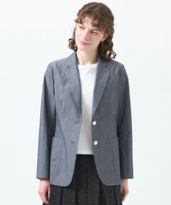 MACKINTOSH PHILOSOPHY / マッキントッシュ フィロソフィー ノーカラージャケット | 【WEB&一部店舗限定】ハイツイストコットンシャツジャケット