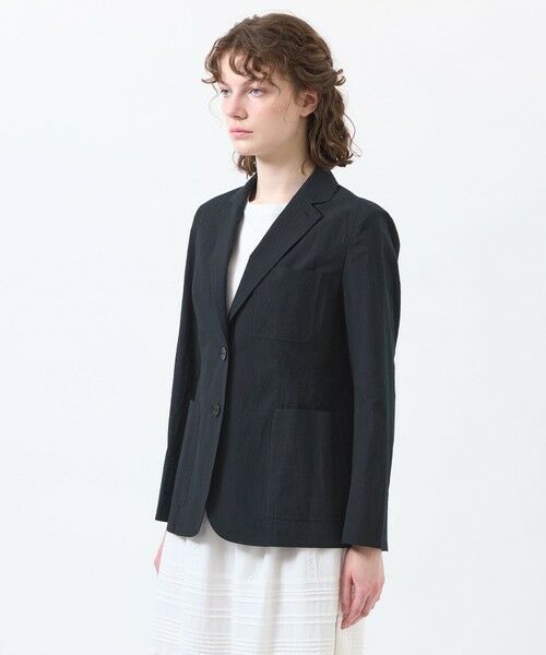 MACKINTOSH PHILOSOPHY / マッキントッシュ フィロソフィー ノーカラージャケット | 【WEB&一部店舗限定】ハイツイストコットンシャツジャケット | 詳細4