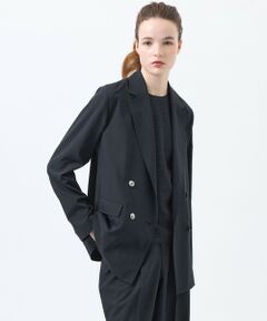 MACKINTOSH PHILOSOPHY / マッキントッシュ フィロソフィー ノーカラージャケット | 【Hornby(ホーンビー)】ウールライクトロ製