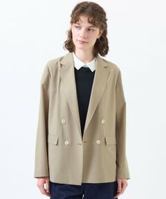 MACKINTOSH PHILOSOPHY / マッキントッシュ フィロソフィー ノーカラージャケット | 【Hornby(ホーンビー)】ウールライクトロ製