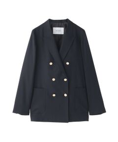 MACKINTOSH PHILOSOPHY / マッキントッシュ フィロソフィー ノーカラージャケット | 【WEB&一部店舗限定】ダブルブレストブレザー