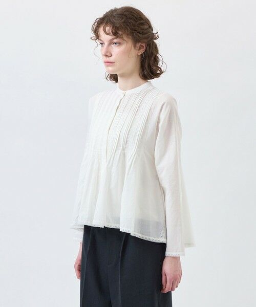 MACKINTOSH PHILOSOPHY / マッキントッシュ フィロソフィー シャツ・ブラウス | 【WEB&一部店舗限定】コットンシルクレースブラウス | 詳細5