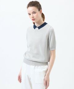 MACKINTOSH PHILOSOPHY / マッキントッシュ フィロソフィー ニット・セーター | サマーペーパーバイカラーニット
