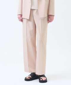 ウールライクトロツータックワイドパンツ