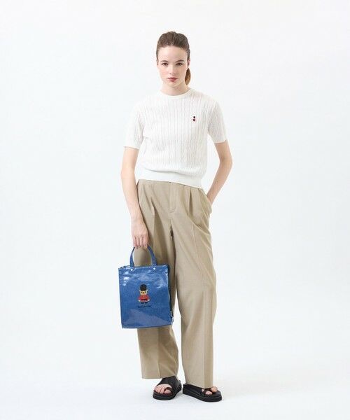 MACKINTOSH PHILOSOPHY / マッキントッシュ フィロソフィー その他パンツ | ウールライクトロツータックワイドパンツ | 詳細6