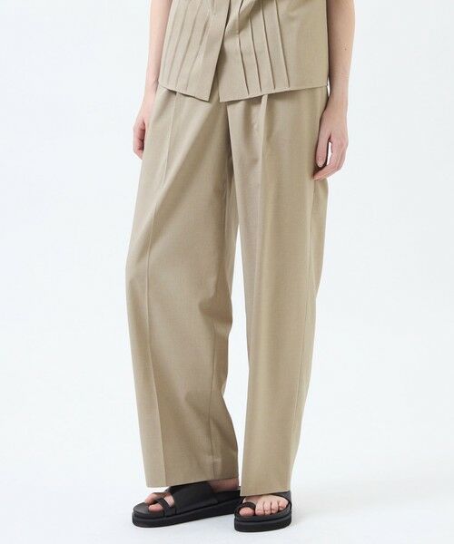 MACKINTOSH PHILOSOPHY / マッキントッシュ フィロソフィー その他パンツ | ウールライクトロツータックワイドパンツ（ベージュ1）