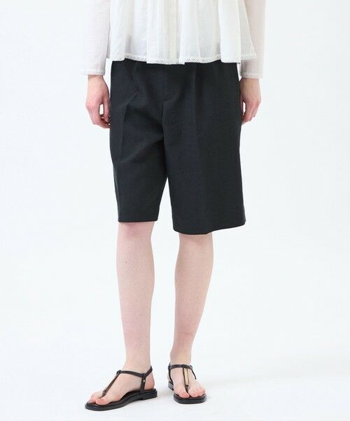 MACKINTOSH PHILOSOPHY / マッキントッシュ フィロソフィー その他パンツ | 【WEB&一部店舗限定】フレックスリネンハーフパンツ（ブラック1）