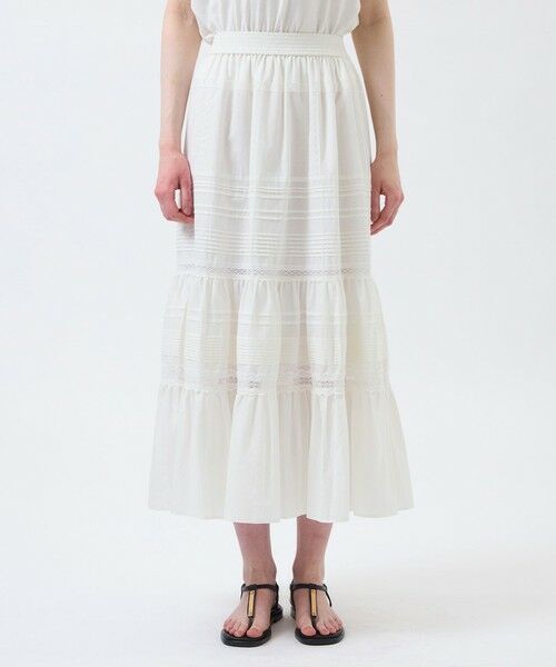MACKINTOSH PHILOSOPHY / マッキントッシュ フィロソフィー ロング・マキシ丈スカート | 【WEB&一部店舗限定】コットンシルクスカート | 詳細3