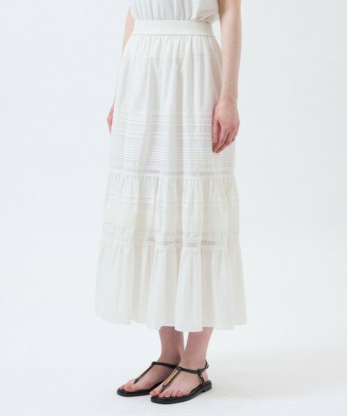 MACKINTOSH PHILOSOPHY / マッキントッシュ フィロソフィー ロング・マキシ丈スカート | 【WEB&一部店舗限定】コットンシルクスカート | 詳細4