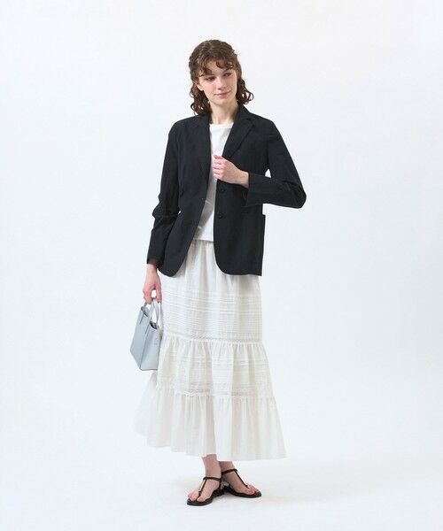 MACKINTOSH PHILOSOPHY / マッキントッシュ フィロソフィー ロング・マキシ丈スカート | 【WEB&一部店舗限定】コットンシルクスカート | 詳細1