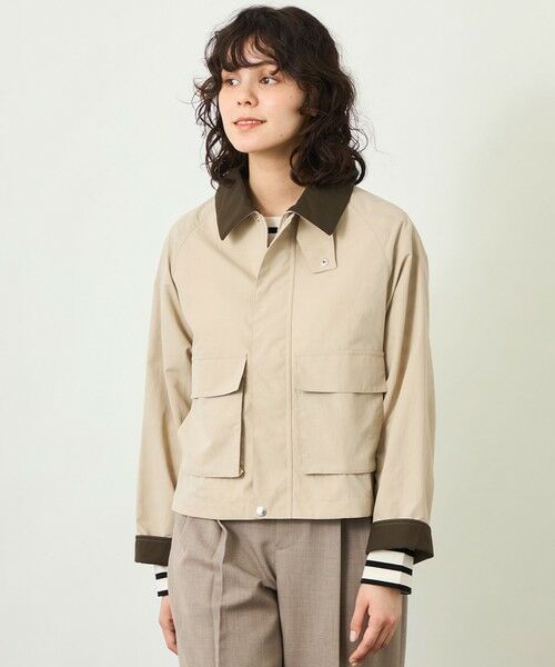 MACKINTOSH PHILOSOPHY / マッキントッシュ フィロソフィー ブルゾン | GREY LABEL【SOMERFORD SHORT(サマーフォード ショート)】ライトタフタ製（ベージュ6）