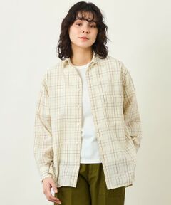 MACKINTOSH PHILOSOPHY / マッキントッシュ フィロソフィー シャツ・ブラウス | GREY LABEL ボイルチェックレギュラーカラーシャツ