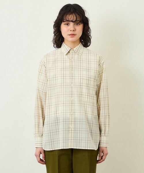 MACKINTOSH PHILOSOPHY / マッキントッシュ フィロソフィー シャツ・ブラウス | GREY LABEL ボイルチェックレギュラーカラーシャツ | 詳細3