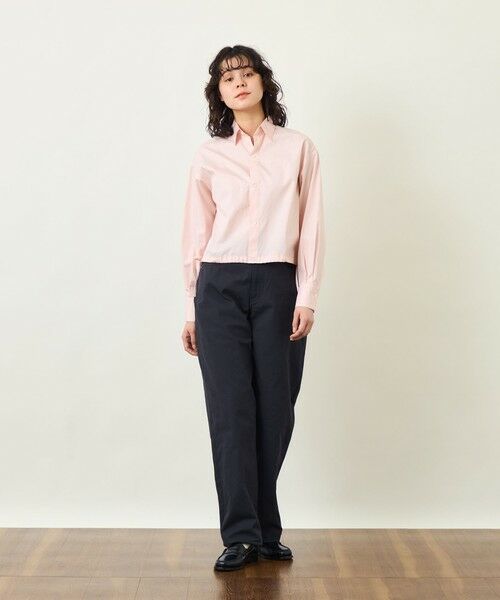 MACKINTOSH PHILOSOPHY / マッキントッシュ フィロソフィー シャツ・ブラウス | GREY LABEL サイドリボンクロップドシャツ | 詳細3