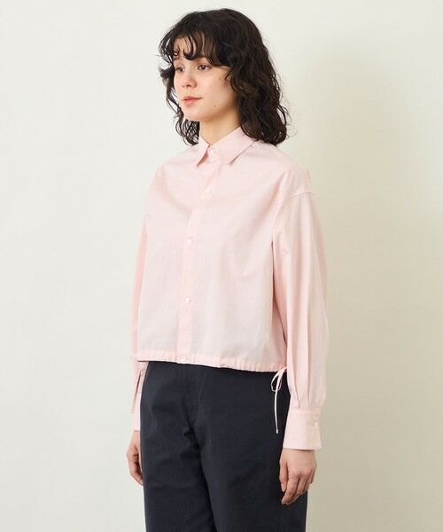 MACKINTOSH PHILOSOPHY / マッキントッシュ フィロソフィー シャツ・ブラウス | GREY LABEL サイドリボンクロップドシャツ | 詳細6