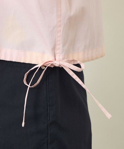 MACKINTOSH PHILOSOPHY / マッキントッシュ フィロソフィー シャツ・ブラウス | GREY LABEL サイドリボンクロップドシャツ | 詳細9