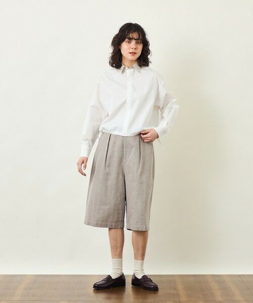 MACKINTOSH PHILOSOPHY / マッキントッシュ フィロソフィー シャツ・ブラウス | GREY LABEL サイドリボンクロップドシャツ | 詳細2