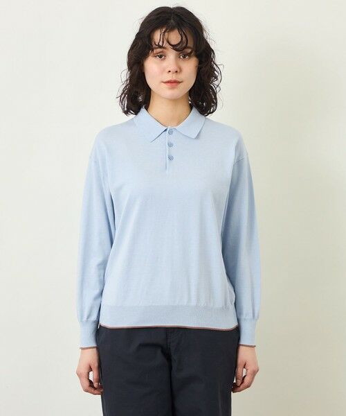 MACKINTOSH PHILOSOPHY / マッキントッシュ フィロソフィー ニット・セーター | GREY LABEL ラインニットポロ | 詳細4