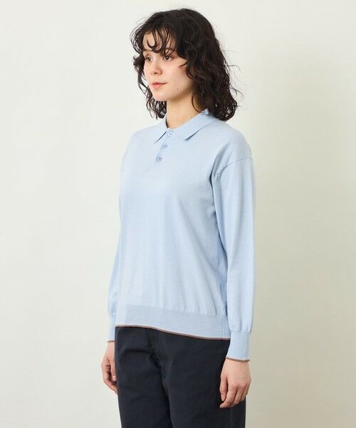 MACKINTOSH PHILOSOPHY / マッキントッシュ フィロソフィー ニット・セーター | GREY LABEL ラインニットポロ | 詳細5