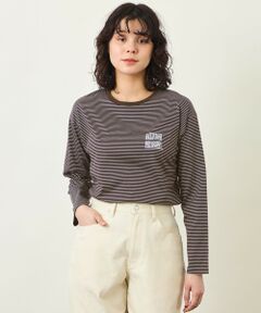 MACKINTOSH PHILOSOPHY / マッキントッシュ フィロソフィー カットソー | GREY LABEL 【SHARP LOGO】ロングスリーブボーダーTシャツ