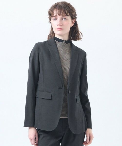 MACKINTOSH PHILOSOPHY / マッキントッシュ フィロソフィー ノーカラージャケット | （ネイビー2）