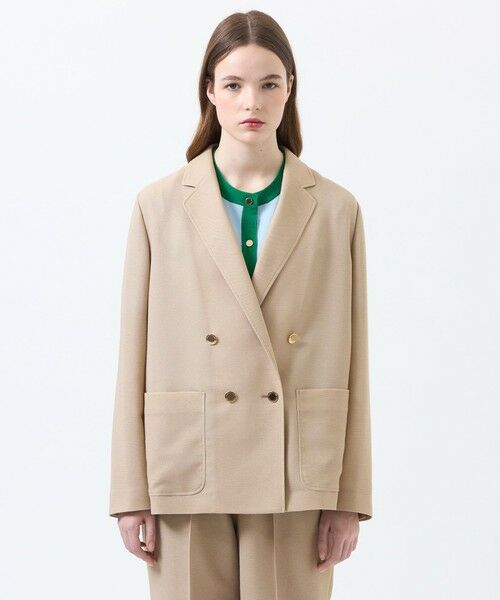 MACKINTOSH PHILOSOPHY / マッキントッシュ フィロソフィー ノーカラージャケット | 【Hornby(ホーンビー)】Leno Cloth製 | 詳細3