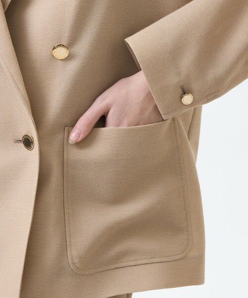 MACKINTOSH PHILOSOPHY / マッキントッシュ フィロソフィー ノーカラージャケット | 【Hornby(ホーンビー)】Leno Cloth製 | 詳細6