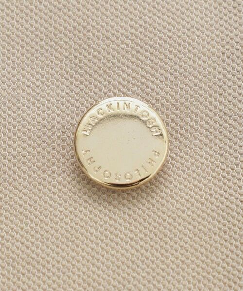 MACKINTOSH PHILOSOPHY / マッキントッシュ フィロソフィー ノーカラージャケット | 【Hornby(ホーンビー)】Leno Cloth製 | 詳細7