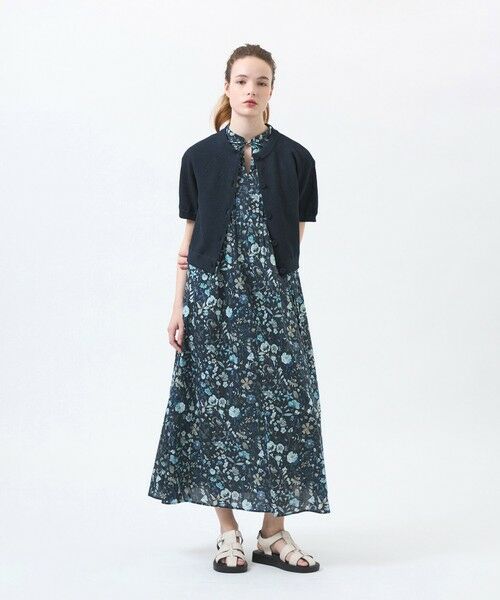 MACKINTOSH PHILOSOPHY / マッキントッシュ フィロソフィー ロング・マキシ丈ワンピース | 【LEEweb/蛯原友里さん着用】リバティプリントピンタックフレアワンピース | 詳細3