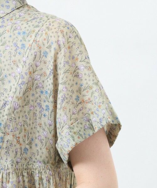 MACKINTOSH PHILOSOPHY / マッキントッシュ フィロソフィー ロング・マキシ丈ワンピース | 【予約販売】Snowblue Garden サイドギャザーワンピース | 詳細6