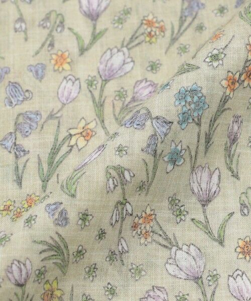 MACKINTOSH PHILOSOPHY / マッキントッシュ フィロソフィー ロング・マキシ丈ワンピース | 【予約販売】Snowblue Garden サイドギャザーワンピース | 詳細9