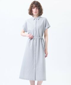 MACKINTOSH PHILOSOPHY / マッキントッシュ フィロソフィー ロング・マキシ丈ワンピース | サマーサッカーシャツワンピース