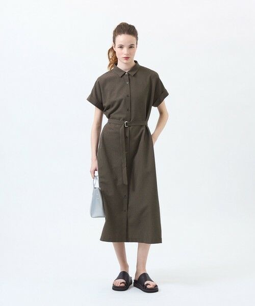 MACKINTOSH PHILOSOPHY / マッキントッシュ フィロソフィー ロング・マキシ丈ワンピース | サマーサッカーシャツワンピース | 詳細3