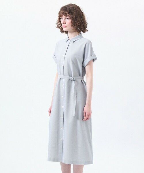 MACKINTOSH PHILOSOPHY / マッキントッシュ フィロソフィー ロング・マキシ丈ワンピース | サマーサッカーシャツワンピース | 詳細5