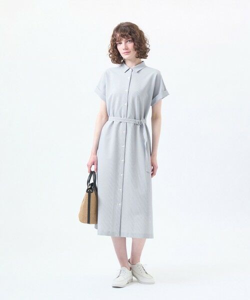 MACKINTOSH PHILOSOPHY / マッキントッシュ フィロソフィー ロング・マキシ丈ワンピース | サマーサッカーシャツワンピース | 詳細2