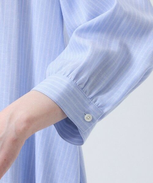 MACKINTOSH PHILOSOPHY / マッキントッシュ フィロソフィー ロング・マキシ丈ワンピース | リネンミックスサックドレス | 詳細6