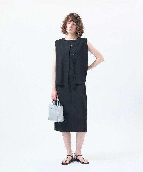 MACKINTOSH PHILOSOPHY / マッキントッシュ フィロソフィー ロング・マキシ丈ワンピース | ドライオックスフォードコクーンワンピース | 詳細1