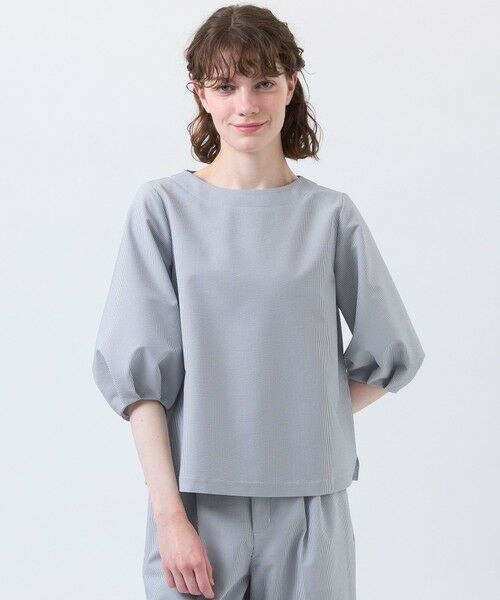 MACKINTOSH PHILOSOPHY / マッキントッシュ フィロソフィー シャツ・ブラウス | サマーサッカーパフスリーブブラウス | 詳細4