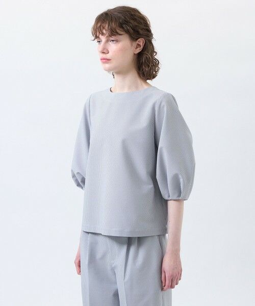 MACKINTOSH PHILOSOPHY / マッキントッシュ フィロソフィー シャツ・ブラウス | サマーサッカーパフスリーブブラウス | 詳細5