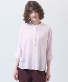 MACKINTOSH PHILOSOPHY / マッキントッシュ フィロソフィー シャツ・ブラウス | リネンミックスバンドカラーブラウス