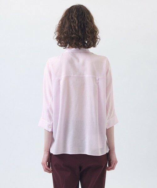 MACKINTOSH PHILOSOPHY / マッキントッシュ フィロソフィー シャツ・ブラウス | リネンミックスバンドカラーブラウス | 詳細6