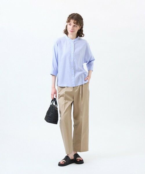 MACKINTOSH PHILOSOPHY / マッキントッシュ フィロソフィー シャツ・ブラウス | リネンミックスバンドカラーブラウス | 詳細2