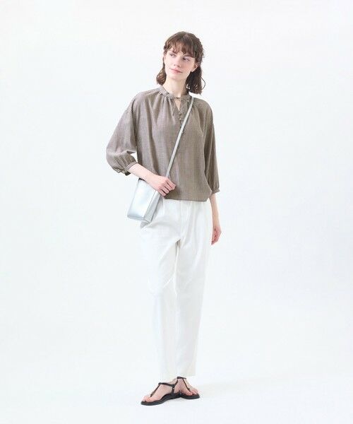 MACKINTOSH PHILOSOPHY / マッキントッシュ フィロソフィー シャツ・ブラウス | リネンミックススキッパーブラウス | 詳細3