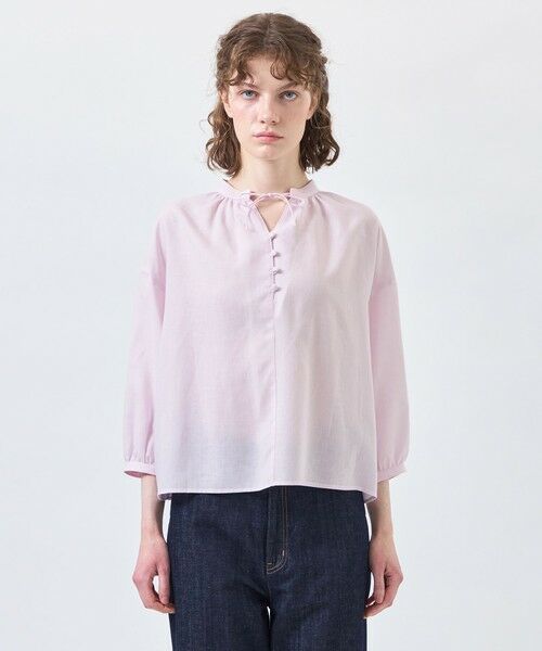 MACKINTOSH PHILOSOPHY / マッキントッシュ フィロソフィー シャツ・ブラウス | リネンミックススキッパーブラウス | 詳細4